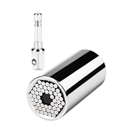 Universal Socket Wrench Tools Set Father’s Day Gifts – Tools Gifts for Men Dad, Socket Tool Sets with Power Drill Adapter, Unique Gadgets Socket Set, Handy DIY Tools (2pcs opp)